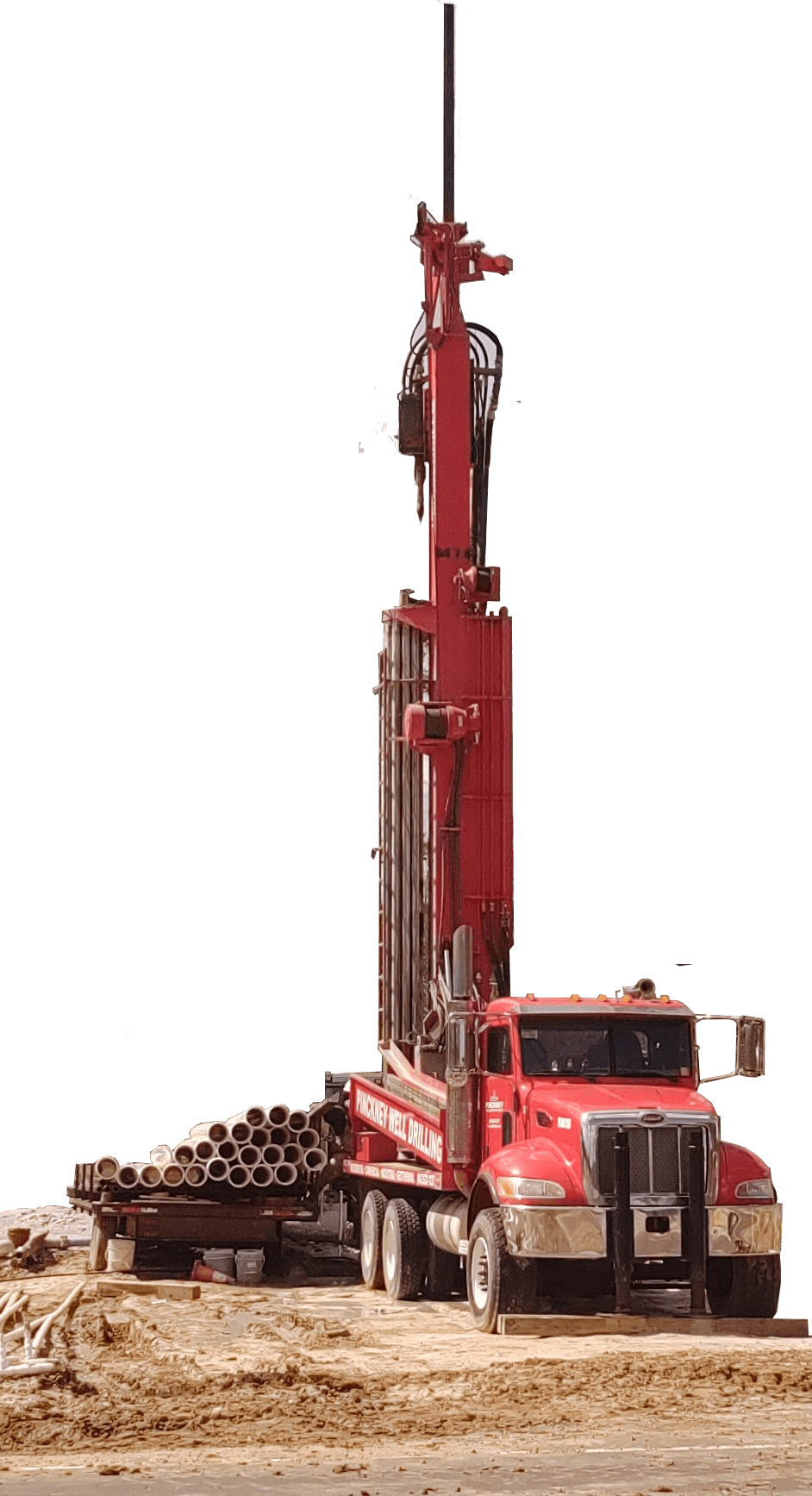 Pinckney Well Drilling & Geothermal | Coastal areas of SC and GA | rig on job site