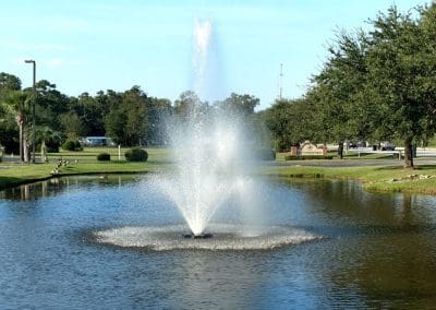 Pinckney Well Drilling & Geothermal | Coastal areas of SC and GA | fountain in pond