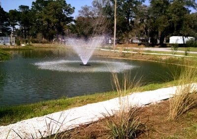 Pinckney Well Drilling & Geothermal | Coastal areas of SC and GA | fountain in pond